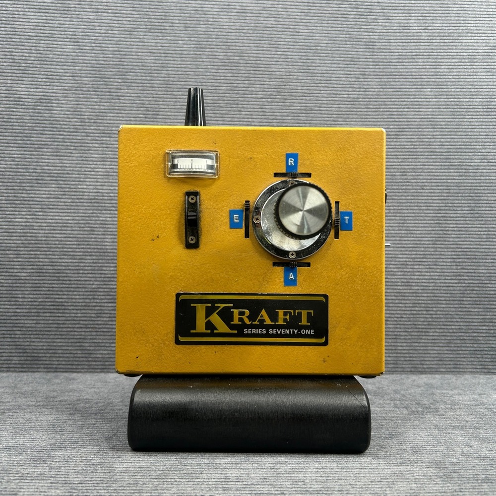 Vintage Kraft Series Seventy-One RC Transmitter Yellow KPT-63 72.24 MHz Stick